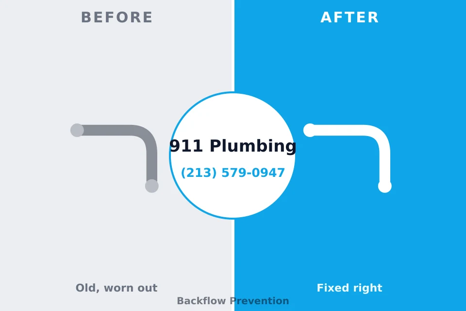 Before and after: plumbing repair McMinnville, TN